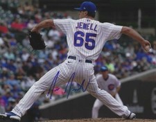 Signed 8x10 JAKE JEWELL  Chicago Cubs  Autographed photo- COA