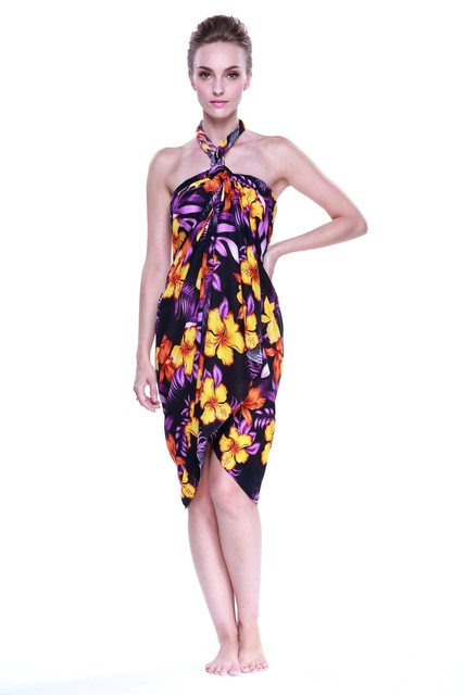 plus size sarong dress