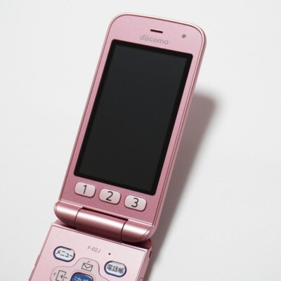 Fujitsu F-02J Future Phone FLIP ANDROID PINK Good | eBay