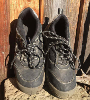 LUCKY LINE Stahlkappe Arbbeitsschuhe Schutzschuhe schwarz-grau -- Gr. 37 --