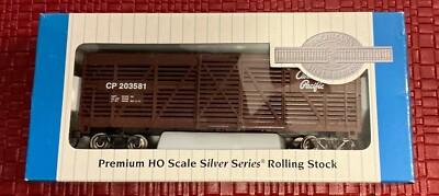 #ad BACHMANN Canadian Pacific 40#x27; Stock Car HO Scale Silver Series Item #18524 New $18.19