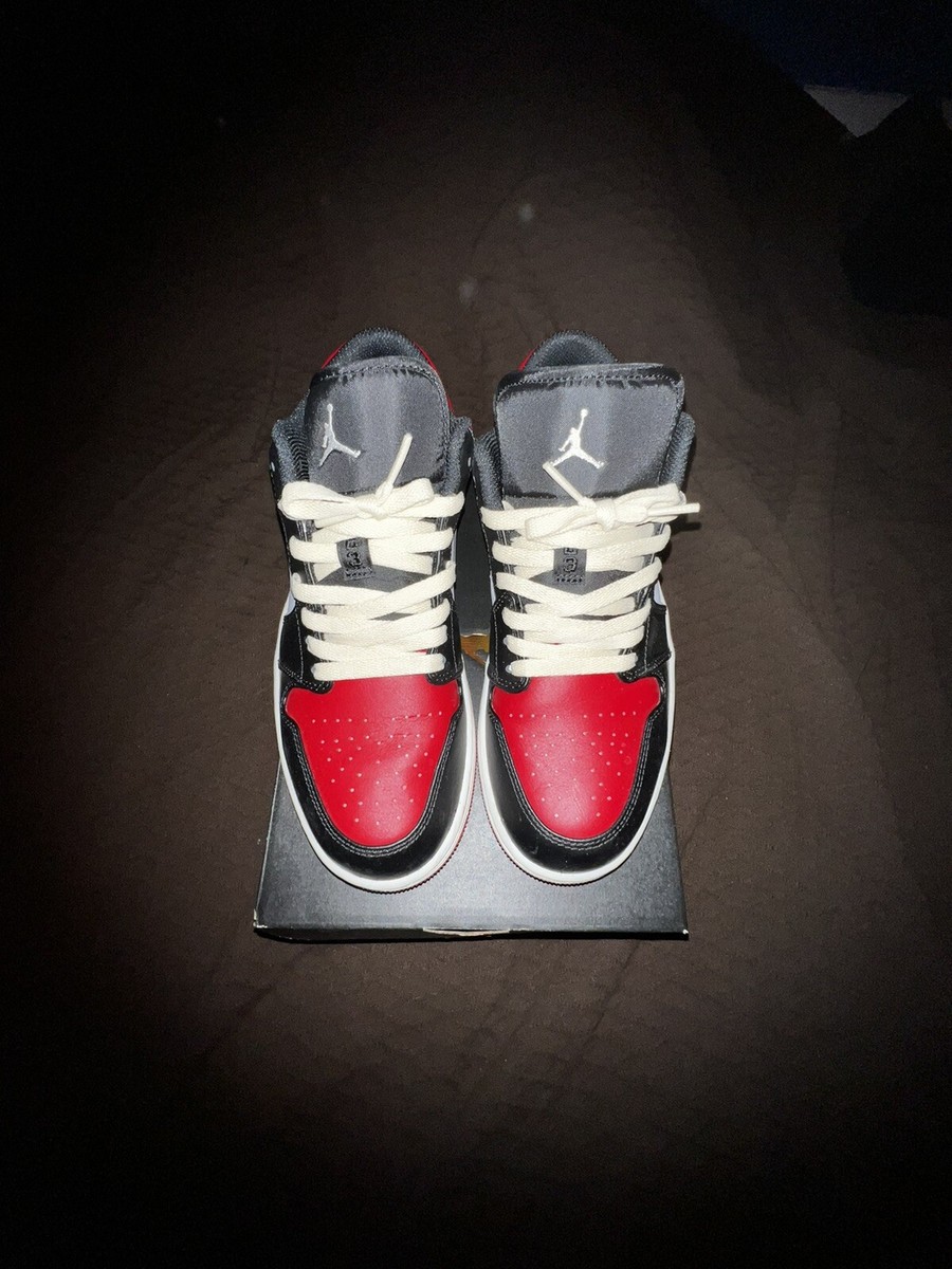Size Jordan Low Bred Toe 2021 Vintage custom With Og Box