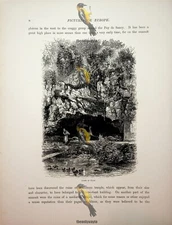 Royat, The Grotto, France, Book Illustration (Print), c1875