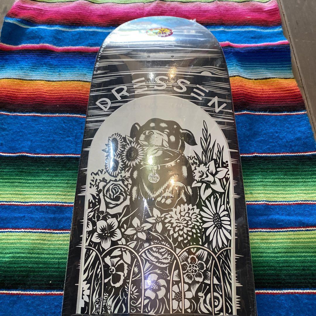 Santa Cruz Skateboard Deck only Dressen Pup UV Reactive Ink 9.30in 