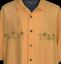 thumbnail 1 - Havana Jacks Embroidered Hawaiian Aloha Shirt Size 2XL Martini Palm Tree Orange