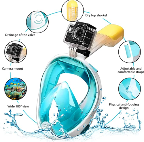 Seac Maschera One Pro con supporto per GoPro - Centro Sub Salento