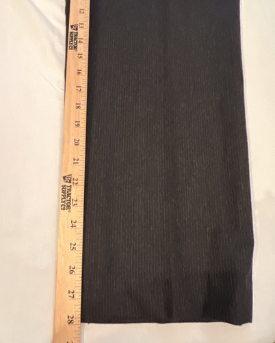 Pantaloni tuta due pezzi Hickey Freeman Madison lana peggiorata 42R grigio scuro 34X28 - Foto 16 di 18
