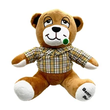 Benny The Bear Weed Marijuana Stoner 420 Gift Plush Toy Stuffed Bear 10"