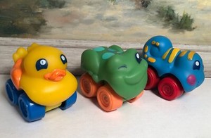 Playskool Roller Car Toys Duck Frog Bug? 2009 Toddler Preschool Wheels Pretend | eBay
