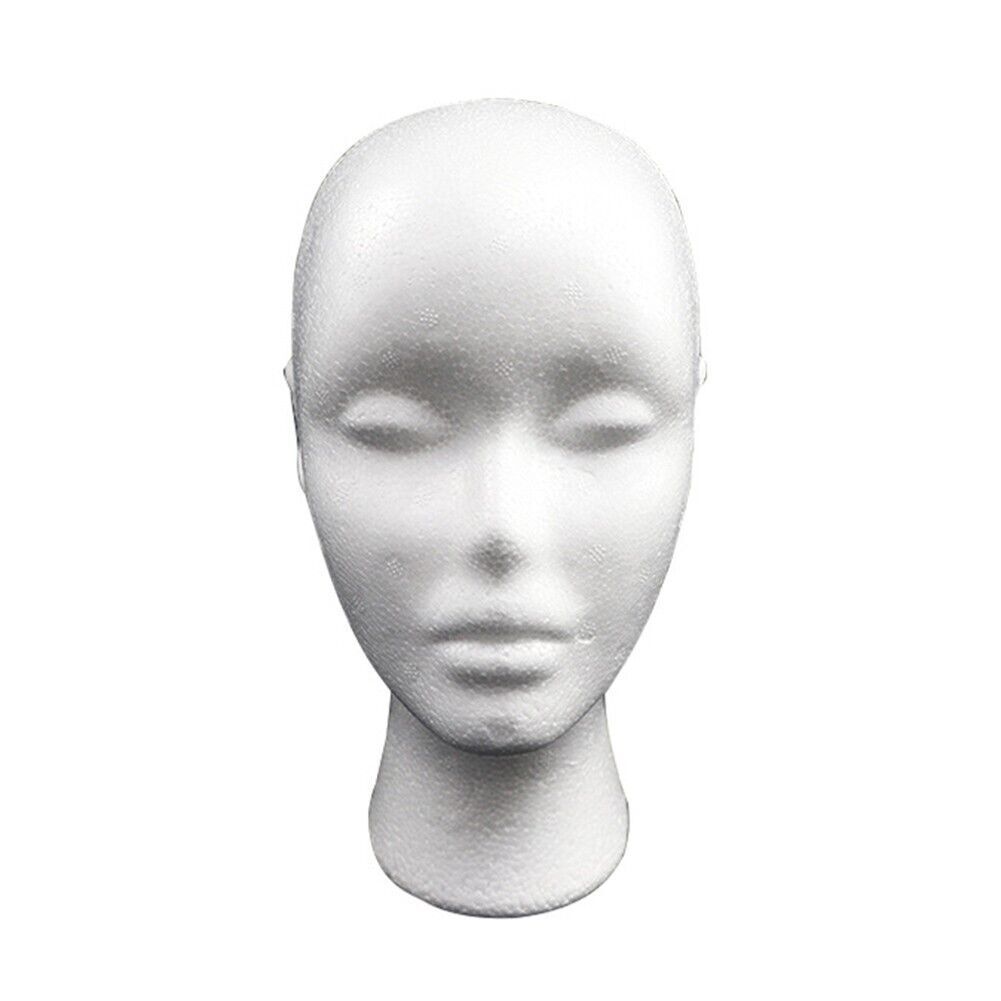 Foam Female Male Display Mannequin Head Dummy Wig Glasses Stand Display