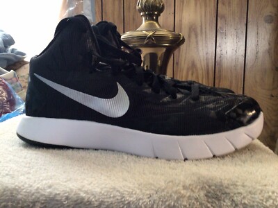 Mens Nike Lunar Hyperquickness TB 652775-001 Black Basketball Shoes Sneakers 7.5