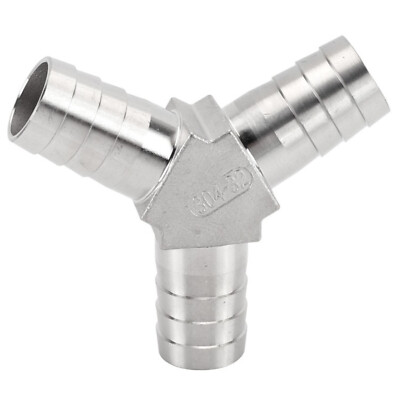Edelstahl V2A Y-Stück Schlauchverteiler – 10-13 Mm, Für Druckluft, Wasser & Öl