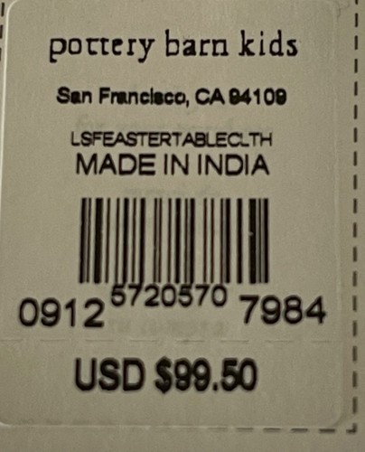 Pottery Barn Kids Tablecloth 70x90 - Picture 4 of 5