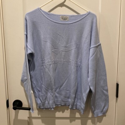 Dena K. Ladies Sweater.  100% Cotton. Size Medium.  Light Blue.