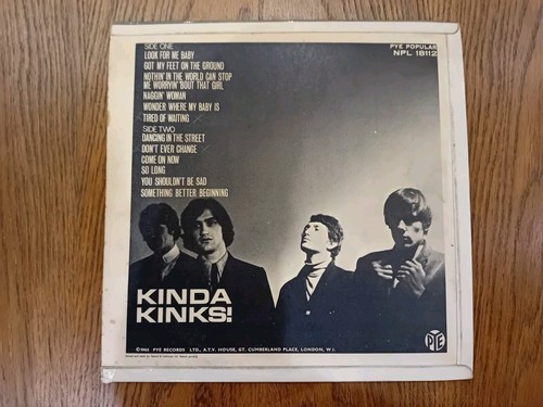 THE KINKS - KINDA KINKS - ORIGINAL MONO UK VINYL - A1/B1 FIRST - PYE 1965 - VG+ - Picture 5 of 8