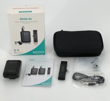 Movo EDGE-DI Wireless Lavalier Microphone System for Lightning, iPhone, iPad