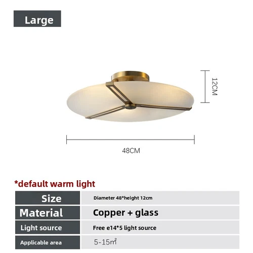 Modern Copper Chandelier Light Living room Hallway Pendant Ceiling Lighting - Picture 9 of 9