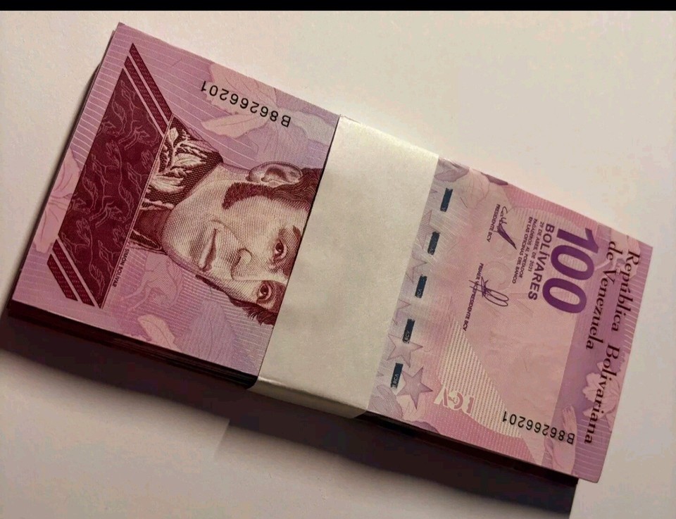 Venezuela 100 Millionen Bolivar Banknote (Digital) 2021 – 10er Set, Ungraded, Mit PMG-Zertifikat
