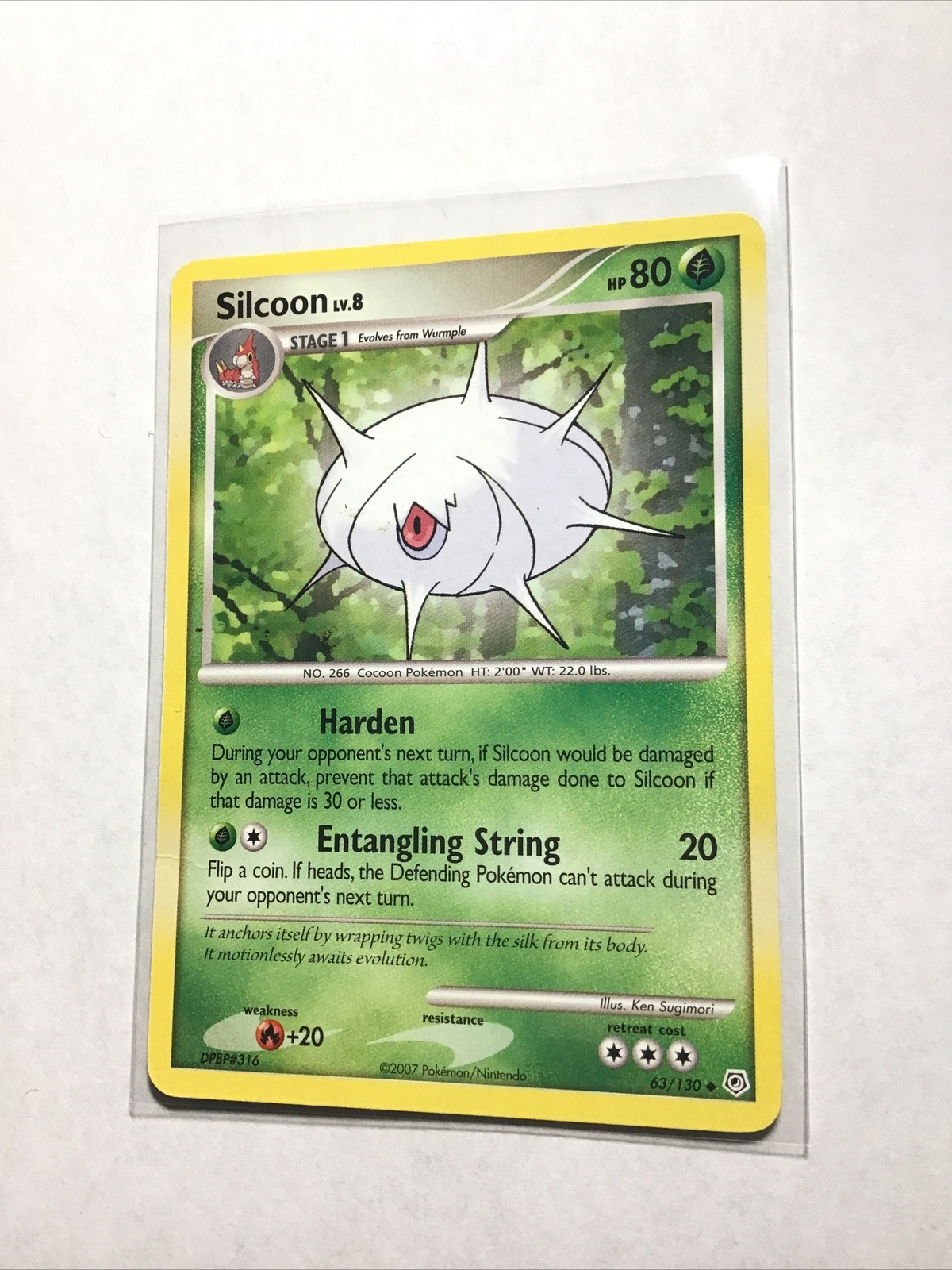 SILCOON - 63/130 - Diamond And Pearl - Pokemon Card - PL
