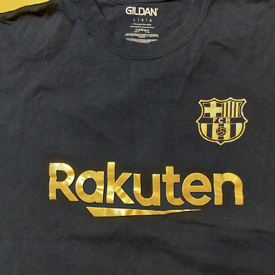 LIONEL MESSI T SHIRT RAKUTEN BARCELONA SOCCER JERSEY FOOTBALL CLUB