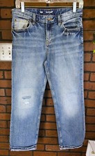 EUC Cat Jack Jeans 14 Husky Relaxed Straight Adjustable Waist Boys Medium Blue