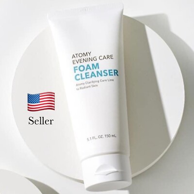 ATOMY Evening Care Foam Cleanser 150ml Hydrated Finish,Clarifying Care Line.