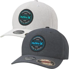 Hurley Men's Hat Phantom Lock Up H2O Dri-Fit Stretch Flex Fit Cap