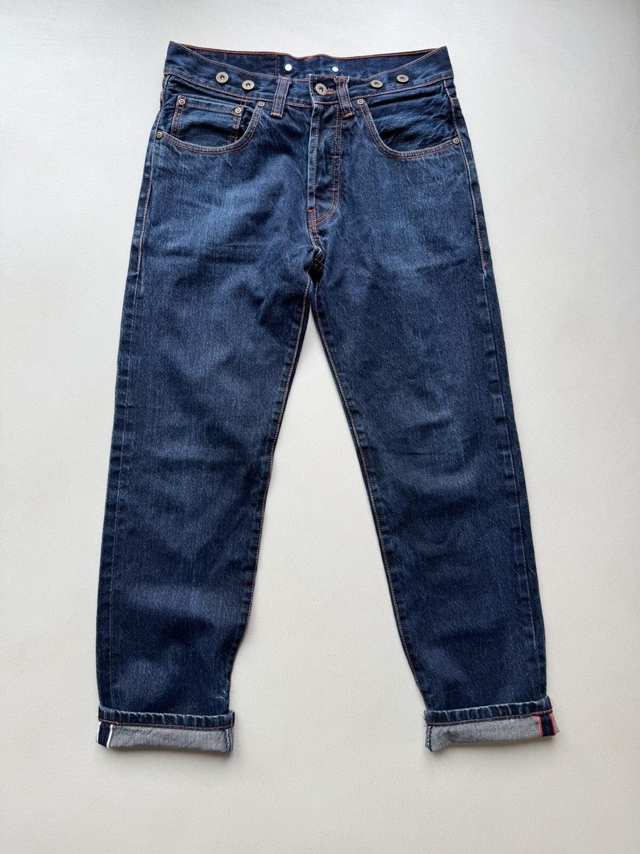 No. 666 Selvage Buckle Back Denim Japanese Streetwear | eBay