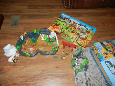 PLAYMOBIL (O22172) ZOO - Rocher Marron Plate-Forme Entrée Enclos Grand - Foto 10