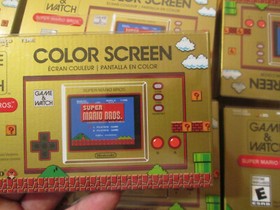 Nintendo Game & Watch Super Mario Bros Console Handheld Color Screen AUTHENTIC