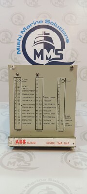 ABB SYNPOL GVT 3605793 CMA 40-A 1A Power Card Module ABGEBROCHEN VERSAND ERSA...