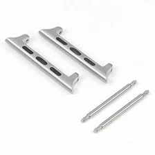 Silver 42mm/44mm/45mm Apple Watch Spring Bar Adapter (For 22mm Band) USA Shipper
