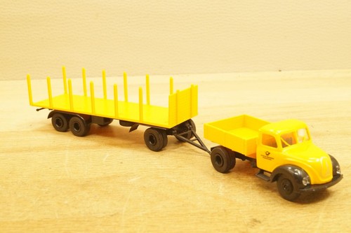 Ho 1:87 BREKINA Somo Magirus "Alligator" Con Remolque Runge Navidad 2001 Nuevo - Picture 6 of 10
