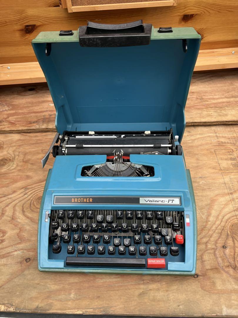 Brother Typewriter Valiant Ft Blue Vintage [Rare] No Checked | eBay