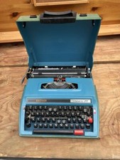 Brother Typewriter Valiant Ft Blue Vintage  [Rare] No Checked thumbnail