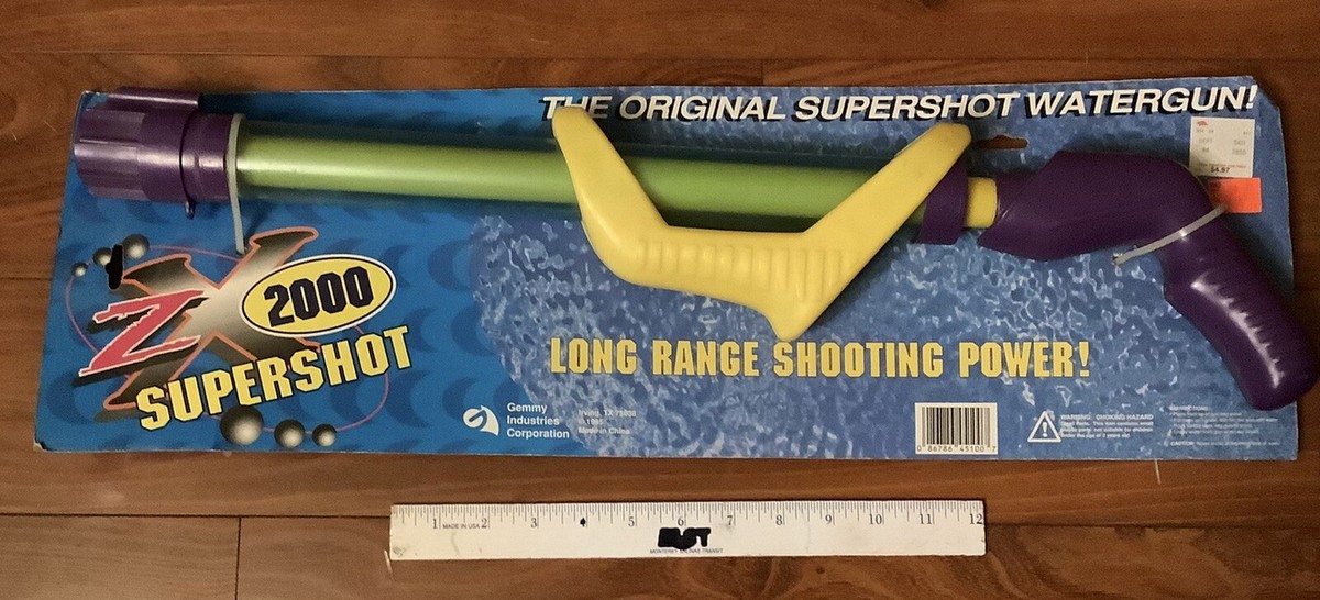 Zx2000 ZX 2000 1995 Gemmy Water Gun Supershot Super Shot