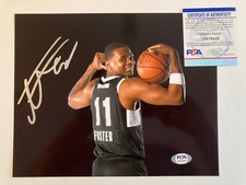 Michael Foster Jr signed 8x10 autographed PSA/DNA Authentic Philadelphia 76ers