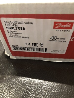 Danfoss Absperrkugelhahn GBC 42s 009L7058 gerade mit Zugangsanschluss 1 5/8