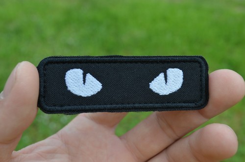 Patch Ukrainian cat eyes patch Military cats Original military Chevron 8 cm * 2. - Picture 8 of 9