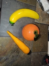 Murano Style Glass Fruit And Vegetables For 