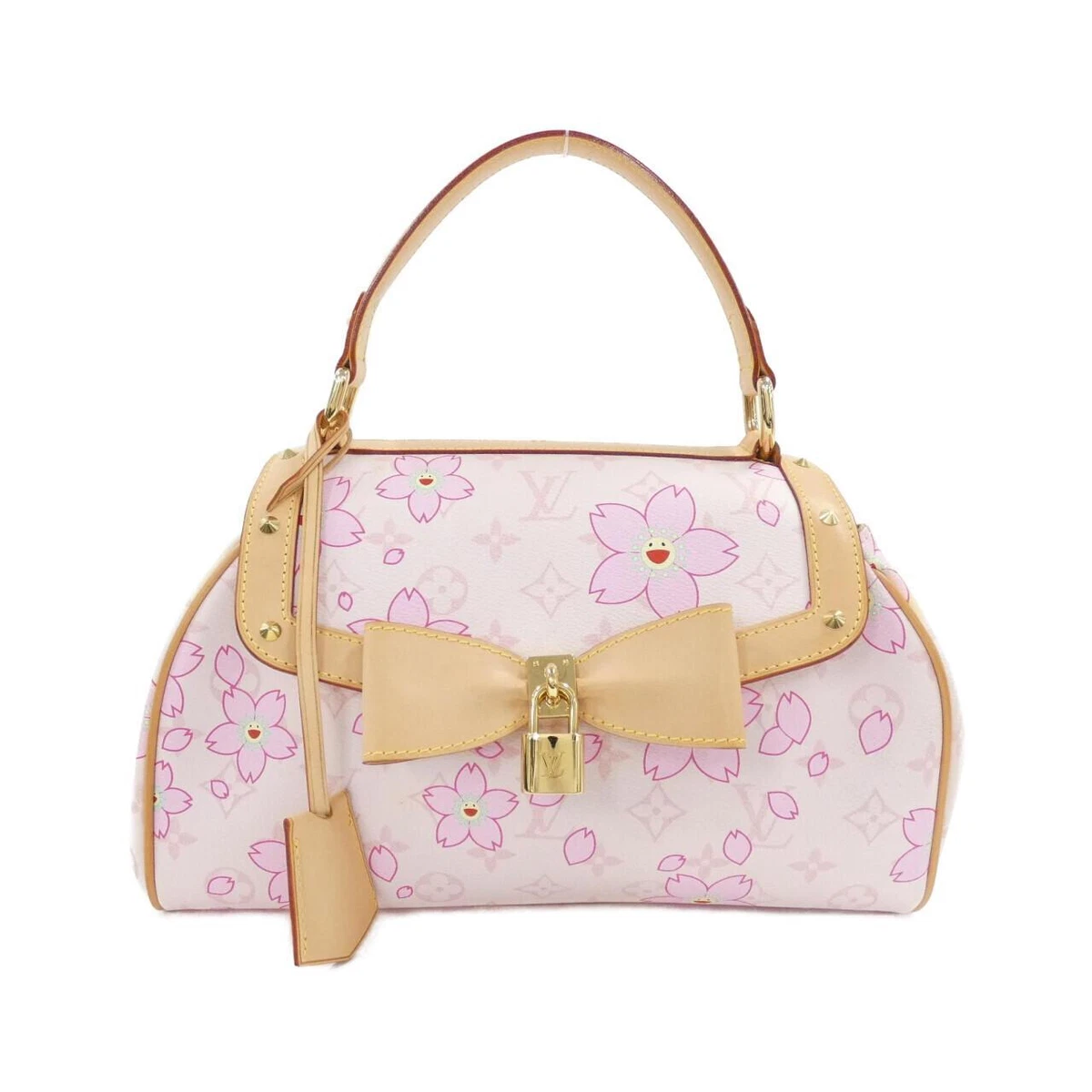 Louis Vuitton Pink Monogram Cherry Blossoms Coated Canvas Sac