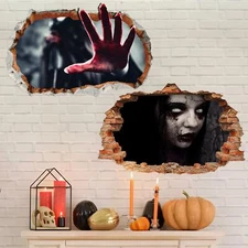 KatchOn, 3D Halloween Wall Decals - Large, 24 Inch | 3D Halloween Stickers fo...