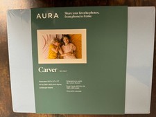 Aura Carver Sea Salt Digital Landscape Display AF900-WHT White Factory Sealed