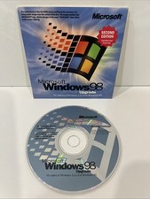 Microsoft Windows 98 CD-ROM 2nd Second Edition Upgrade