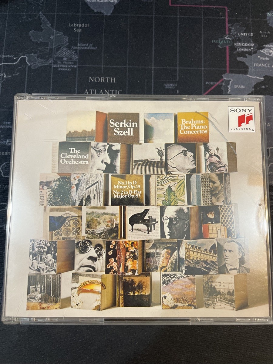 SACD: Brahms Mozart Piano Concertos Serkin Szell Orchestra 2 CD