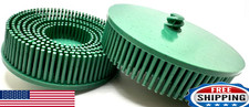 Pro-Graad 5 Pack 3" 50 Grit Green R-Type Bristle Disc | Ceramic-Aluminum Oxide A