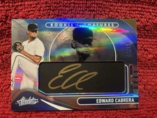 Panini 2022 Absolute Edward Cabrera Rookie Signatures Auto 06/10 #137
