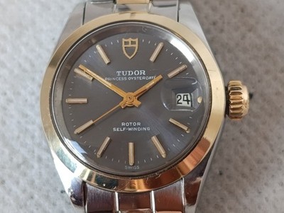 tudor lady by rolex oyster perpetual automatico acciaio e oro 1974