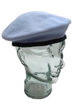 Aac Blau Barett Goldings Army Muster 100% Wolle / Seidig Futter & Petersham Rand