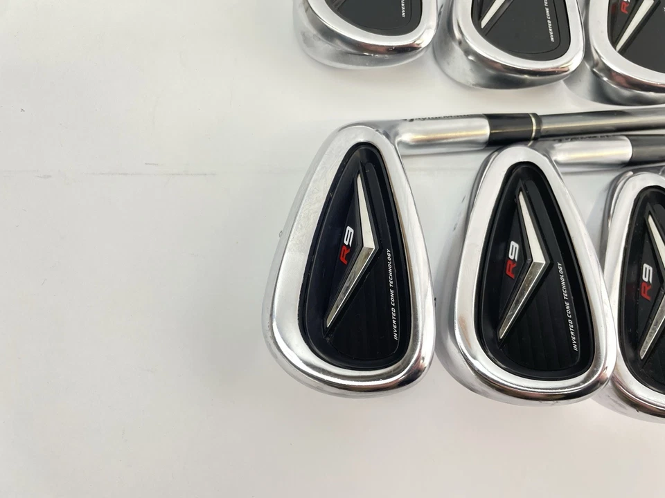 Taylormade R9 Irons 5-PW Fujikura Regular Graphite /Right /New Grips /28498 - Image 4 of 4